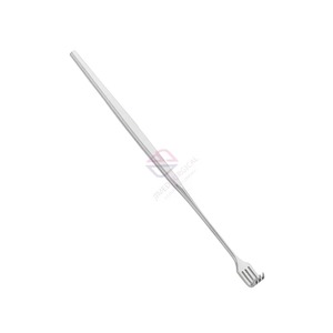 Retractor de Acero Inoxidable para Cirugía Plástica, 4 Puntas, Curva Pequeña, 5 mm de Profundidad, Estéril, Reutilizable, Manual, Alta Calidad, Certificado CE - Product Image 2