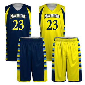 Uniforme de basket-ball pour hommes sur mesure de haute qualité, taille plus, respirant, anti-UV, vêtements d'équipe avec logo brodé, ensembles imprimés à séchage rapide - Product Image 4