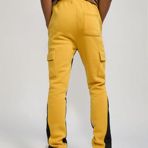 Pantalones Deportivos Casuales de Invierno para Hombre al por Mayor - Ecológicos, 100% Algodón, Forro Polar Grueso, Cintura Elástica con Cierre de Cordones - Product Image 6