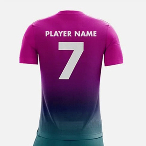 Camiseta de Fútbol para Hombre de Primera Calidad, Ligera, con Estampado por Sublimación, Servicio OEM Personalizado, Parte Delantera Ecológica y Transpirable - Product Image 6