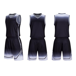 Ensembles de maillots de basket-ball respirants à impression personnalisée, vêtements de sport de couleur unie, grande taille, haute qualité, séchage rapide, unisexe - Product Image 3