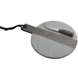 Ustensiles de cuisine de luxe Planche à découper ronde en bois et résine/blocs Vente en gros Couverts en bois uniques faits à la main Planche à découper au fromage - Product Image 5