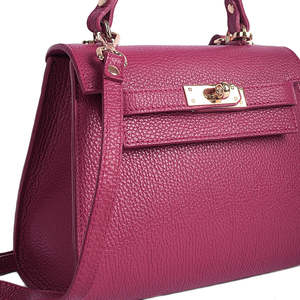 Borsa a mano strutturata in vera pelle Dollaro Art. 26054 Artigianale, Prodotto in Italia - Product Image 3