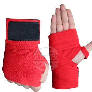 Ome ที่พันมือสำหรับชกมวยบุนวมนวมนวมนวมนวมนวมคลุมมือใส่สบายระบายอากาศได้ดีสีแดง - Product Image 1