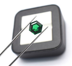 พลอยเทียมมรกตเข้มขนาด6มม. ถึง20มม. สำหรับทำเครื่องประดับด้วยตัวเองผลิตจากห้องปฏิบัติการ - Product Image 3