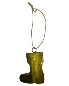 Decoración de exhibición de ventana moderna de Metal de Navidad Adornos colgantes de media luna de Metal Árbol de Navidad - Product Image 3