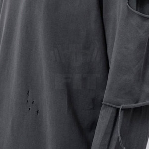 Sweat-shirt décontracté pour homme en coton 100% de haute qualité, respirant, effet usé, pour l'hiver - Product Image 6