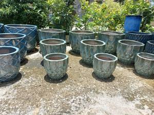 [Leo Nguyen Le] - Poterie émaillée d'extérieur - Pot rond en céramique - Prix compétitif - Fabricant professionnel de pots - Product Image 6