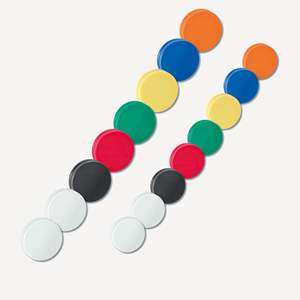 Magneti per lavagna in vetro Ø25mm con nucleo in neodimio - Product Image 1