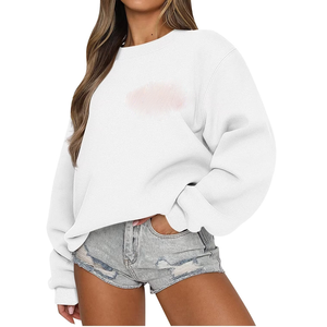 Sudadera de Moda Urbana para Mujer, Estilo Invernal, Material Premium, Corte Holgado, Opción Personalizada en la Parte Delantera, Directo de Fábrica - Product Image 4