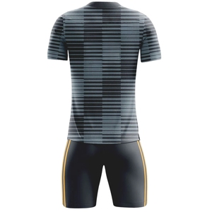 Maillots de football personnalisés par sublimation, respirants, à séchage rapide, unisexe, col rond, manches courtes, écologiques, 100% polyester, personnalisés - Product Image 3