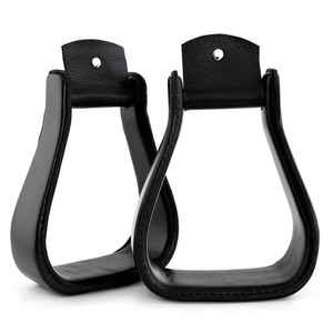 Estribos de Cuero Occidental, Estribos de Silla de Montar Estilo Australiano Hechos a Mano y Envueltos en Cuero Genuino - Product Image 1