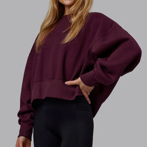 Sweat-shirt à capuche pour femme, coupe ample, manches longues, intérieur en polaire doux pour la chaleur et le confort, style pull, coupe décontractée - Product Image 3