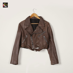 High Quality Fashion Women <b>Leather</b> <b>Jackets</b> Wholesale Bulk Factory - Product Image 5