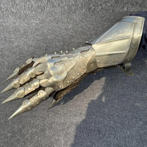Par de guantes medievales, disfraz de Halloween de juego de rol de Metal pulido, el mejor regalo para él - Product Image 5
