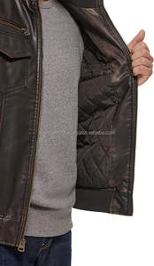 Venta al por mayor OEM servicio de los hombres XL Racing Moto chaqueta de cuero genuino transpirable Boomletcorp a prueba de viento ropa deportiva de talla grande - Product Image 2