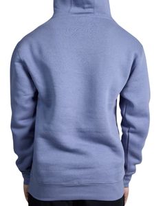 Sudadera con capucha violeta OEM personalizada para hombre, forro polar suave, tela de algodón y poliéster, bolsillo de canguro, proveedor de Flexora, OEM, ODM personalizado - Product Image 2