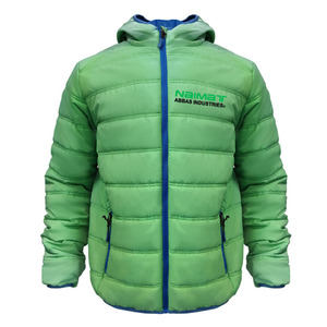 Vente en gros Nouveau Hiver Hommes Doudounes Manteau Respirant Col Montant Fermeture Éclair Complète Imprimé Logo Conception High Street À Capuche - Product Image 3