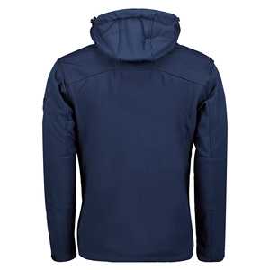 Vêtements d'hiver personnalisés en polyester pour hommes Veste softshell à capuche et fermeture éclair Indemand Veste respirante imperméable et coupe-vent avec logo personnalisé - Product Image 6
