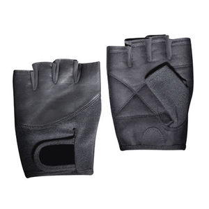 Gants d'haltérophilie demi-doigts d'entraînement professionnel pour hommes personnalisés de haute qualité Fitness Gym gants en cuir respirant - Product Image 5