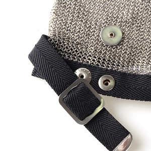 ถุงมือช่างป้องกันการบาดทำจากตาข่ายลวดสแตนเลส ป้องกันการบาดจากเลื่อยโซ่ ถุงมือป้องกันสำหรับงานครัว งานชำแหละเนื้อ - Product Image 2