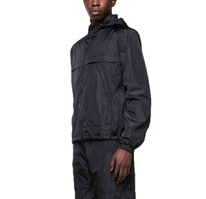 Veste coupe-vent à capuche légère imperméable pour homme de haute qualité, en toile, pour la pêche, la randonnée, respirante, en polyester - Product Image 5