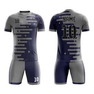 Conjuntos de uniformes de fútbol de la mejor calidad Camiseta y pantalones cortos de fútbol profesional Posee su diseño Camisetas de fútbol transpirables para hombres - Product Image 1