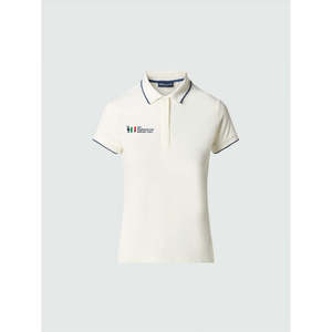 Collezione North Sails AC38: T-shirt Polo da Donna Traspirante in Oxford con Stampa Marshmallow, in Spandex, Stile Casual Sportivo, Lavorata a Maglia - Product Image 6
