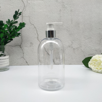 Bomba de botellas vacías de plástico PET de 500ml para Gel de ducha, cosméticos para el cuidado de la piel, para el cuidado de la piel pistola pulverizadora, fabricante vietnamita