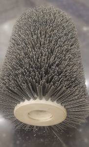 Brosse à rouleaux en nylon abrasif industriel de qualité supérieure pour l'élimination de la rouille ou le polissage et le traitement des surfaces, disponible au meilleur prix - Product Image 5