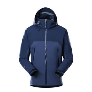 Custom <b>Mens</b> Waterproof Sportswear Outdoor Zip up Polyester Windbreaker <b>Track</b> <b>Jacket</b> with Hood Windbreaker <b>Men's</b> <b>Jackets</b> - Product Image 5