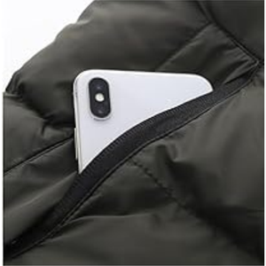 Veste gilet en coton respirant pour hommes vestes sur mesure manches moins doudounes - Product Image 4