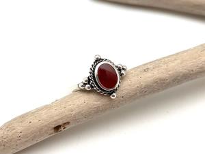 Anillo clásico hecho a mano, joyería de plata 925 sólida para mujer, anillo de estilo bohemio de piedras preciosas de rubí de Plata de Ley 925, regalo para hermana - Product Image 4