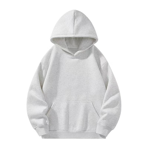 Sudadera con Capucha Unisex 100% Algodón, Color Sólido, para Invierno, con Logotipo Personalizado, Tejido Teñido, Antipilling, Venta al Por Mayor - Product Image 4