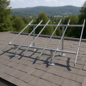Kit de fixation solaire pour toiture pour système de 16 kW, en alliage d'aluminium et acier inoxydable, pour toiture en tuiles et abri de voiture - Product Image 3
