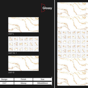 Carreaux muraux en céramique 300x600mm tendance pour salle de bain et cuisine, finition brillante ou mate, surface sculptée effet sucre, design mural intérieur luxueux - Product Image 1