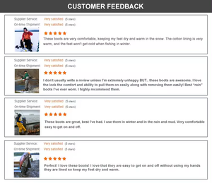 Bottes de pluie noires imperméables antidérapantes protectrices d'agriculture de pêche en plein air de cuisse haute pour des travailleurs - Product Image 4