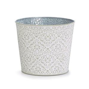 Seau à fleurs en fer galvanisé Poignées de corde latérales décoratives pour le jardin avec pots de jardinière de la meilleure qualité pour l'extérieur - Product Image 4
