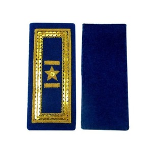 Charreteras de hombro de alta calidad para uniformes formales con cordón decorativo y opciones de ajuste de tela con estilo - Product Image 4