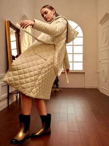 Veste bouffante pour femmes à fermeture éclair complète manteau hiver chaud mode manches longues coupe-vent veste bouffante pour femmes - Product Image 4