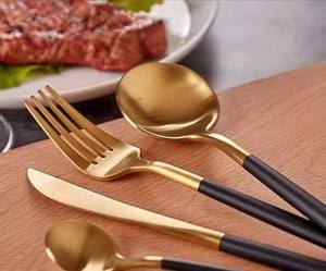 Couverts en acier inoxydable, finition miroir, pour table, décoration de la maison, haute qualité - Product Image 4