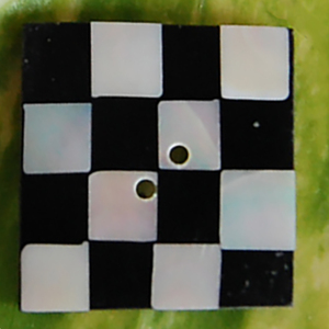 Botón de Concha Natural de SEASHELL JEWELRY, Artesanía Natural, Botón de Concha Pulida con Motivo de Concha Marina, Mosaico Crudo - Product Image 2