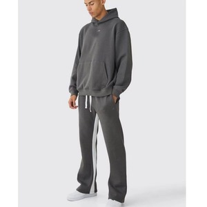 Ensemble de survêtement de qualité supérieure, tissu de qualité supérieure 450 GSM, service OEM, conception ODM, sweat-shirt à capuche et pantalon, dernier design 2025 - Product Image 2