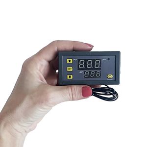 Controlador de Temperatura Digital con Doble Pantalla AEK-Tech W3230 12V DC, Termostato con WiFi y USB - Product Image 3