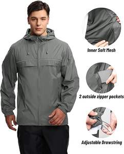 Veste coupe-vent softshell unisexe du meilleur design nouvelle tendance imperméable pour la course à pied avec logo personnalisé à col montant pour l'hiver - Product Image 3