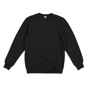 Sudadera de Cuello Redondo 100% Algodón Teñido Liso para Hombre, Estilo Casual de Invierno con Patrón Sólido, con Bordado y Logotipo Personalizados para Hombre - Product Image 1