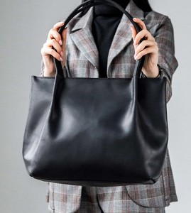 High Quality Black Leather Tote, Woman Leather Bag, Leather Tote Bag, Tote Leather Bag, Leather Shopping Bag - Product Image 3