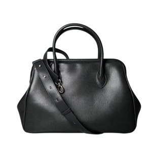 ADIBA OVERSEAS Sac de Médecin en Cuir Véritable Noir Multifonctionnel avec Sangle Réglable Portable Nouveau Design 2026 Vente en Gros Premium - Product Image 1