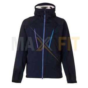 MAXFIT ENTERPRISES-Chubasquero con capucha para hombre, ligero, impermeable, para invierno, resistente al agua, de lona, para exteriores, con cuello levantado - Product Image 1