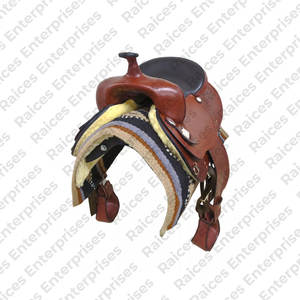 Selle de dressage en cuir pur d'équitation de haute qualité pour cheval professionnel 100% selle de saut de cheval équestre en cuir - Product Image 2